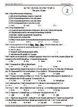 Bài tập Chương Nguyên tử (Số 2) - Hóa học 10
